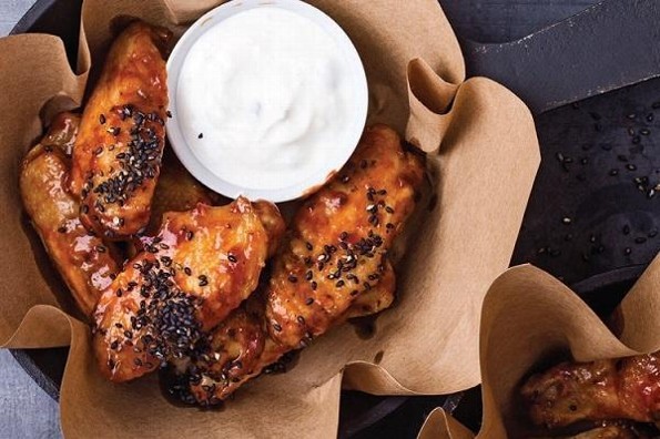 Receta de hoy: Alitas con salsa de mango y habanero