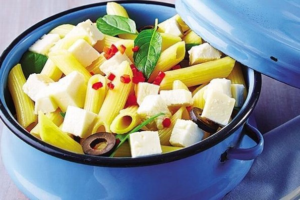 Receta de hoy: Ensalada mediterránea con pasta