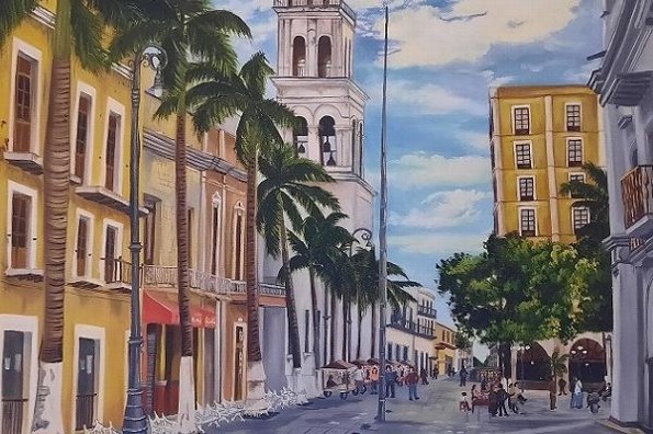 Plasman en lienzos la cultura y tradición jarocha (+fotos)