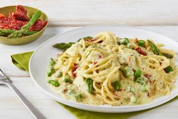 Receta de hoy: Espagueti con salsa de espárragos
