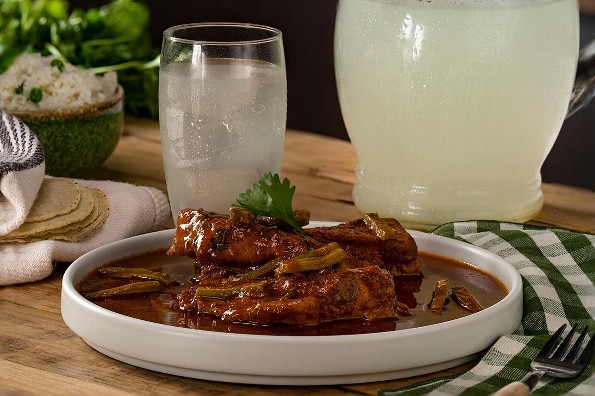 Receta de hoy: Costilla de cerdo con nopales