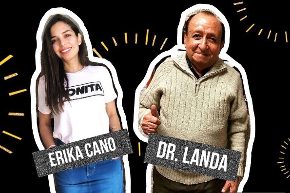 Dr. Landa y Erika Cano mejor que los hombres de negro