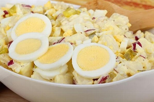 Receta de hoy: Ensalada de papa y huevo