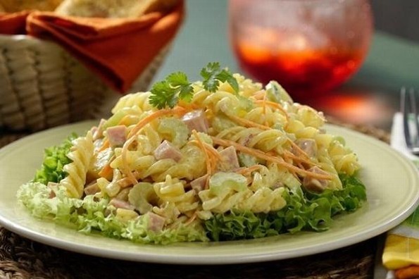 Receta de hoy: Ensalada de pasta hawaiana 