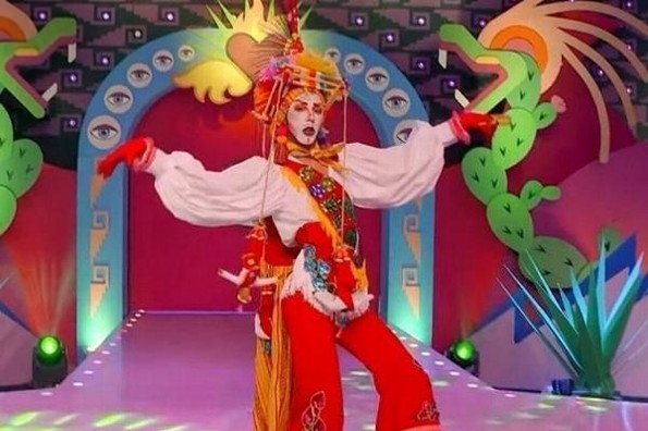 Escándalo por uso de traje de Voladores de Papantla durante reality drag (+video)