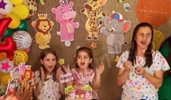 ¡Un año después! Reaparecen niñas del pastel con un nuevo festejo (+video)