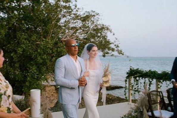 ¡Esto es familia! Vin Diesel entrega en el altar a hija de Paul Walker (+fotos)