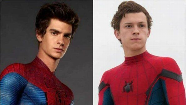 Tom Holland y Andrew Garfield son captados en un evento en Hollywood