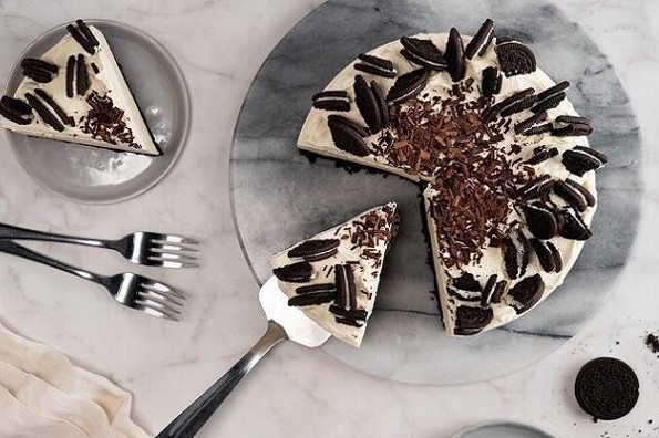 Receta de hoy: Cheesecake de oreo sin horno Receta de hoy: Cheesecake de oreo sin horno