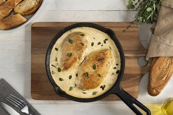 Receta de hoy: Pollo a los tres quesos 