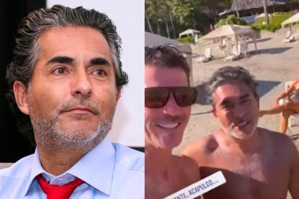 Captan a Raúl Araiza en la playa tras dar positivo a COVID, lo tunden en redes 