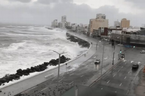 Norte prolongado en Veracruz se intensificará a ésta hora