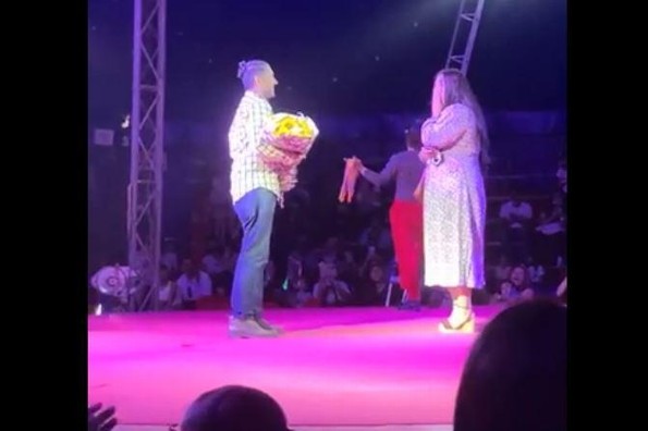 Le pidieron matrimonio en plena función de circo ¡En Veracruz!