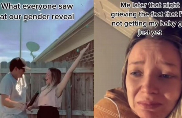 Joven embarazada se desilusiona al conocer sexo de su bebé