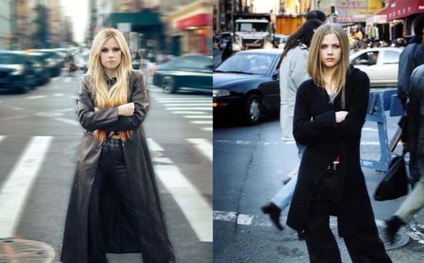 ¡¡Avril Lavigne recrea portada de hace 20 años!!