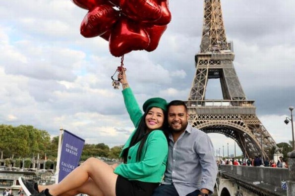 Gaby Bazán regresa de  Europa ¡Comprometida con Ricky Luna! (FOTOS)