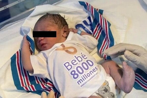 Damián es el habitante número 8 mil millones del mundo