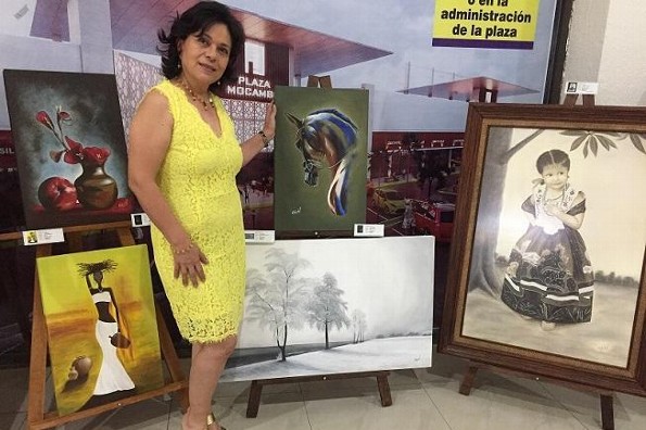 Obra plástica de Olivia Galindo se expone en Plaza Mocambo (+fotos)