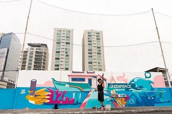 FUSIÓN Arte Urbano concluye mural en colaboración con Greenpeace México (+fotos)