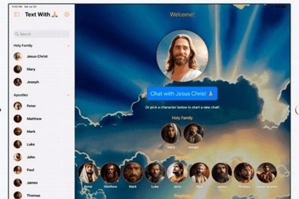Lanzan aplicación con ChatGPT para enviar mensajes a Jesús