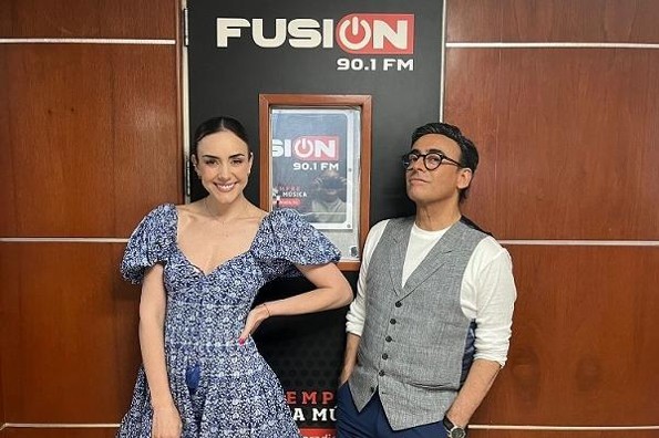 Ana Belena y Adal Ramones visitan FUSIÓN e invitan a la obra 