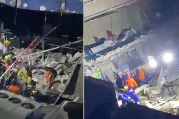 Se desploma techo en discoteca y muere famoso cantante (+video)