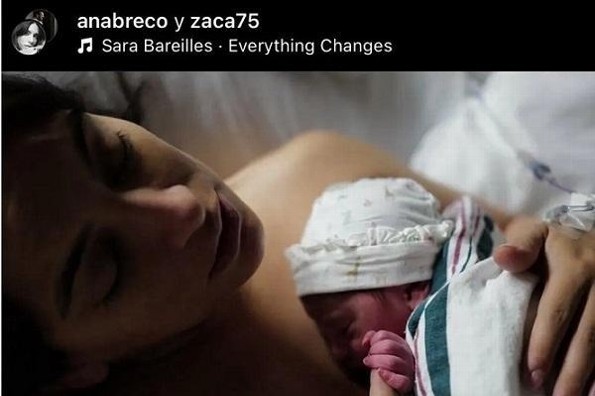 Ana Brenda ya es mamá y comparte la noticia con una foto de su hija Aria 