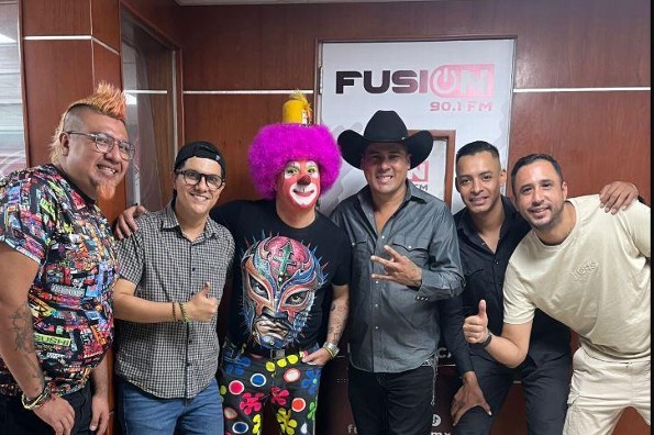 Platanito Show, Alma Sureña y Gato Ulacia en cabina de Fusión 90.1 FM (VIDEO)
