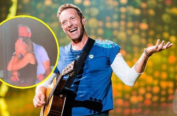 Sin querer, Chris Martin exhibe infidelidad durante concierto de Coldplay