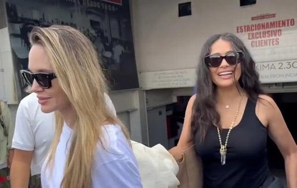 Salma Hayek y Angelina Jolie disfrutan de un lechero en Boca del Río (+video)