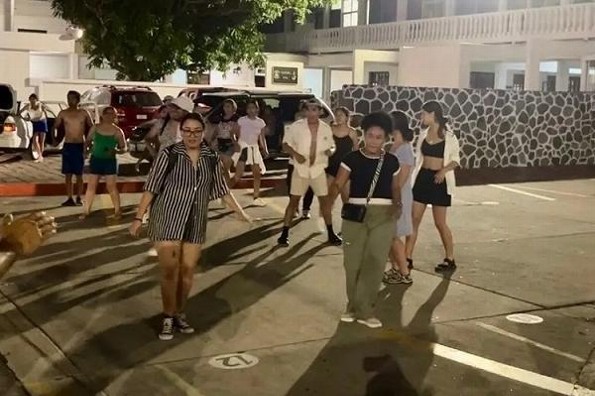 Turistas bailan Payaso de Rodeo en una funeraria de Veracruz (+video)