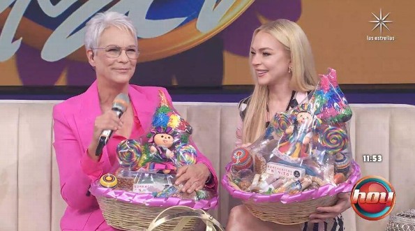 Lindsay Lohan y Jamie Lee Curtis visitan el matutino HOY (+video)