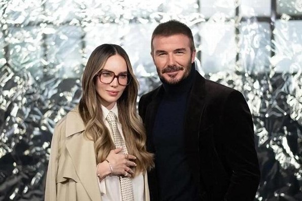 Belinda y David Beckham juntos en el Milan Fashion Week ¡Son la sensación!