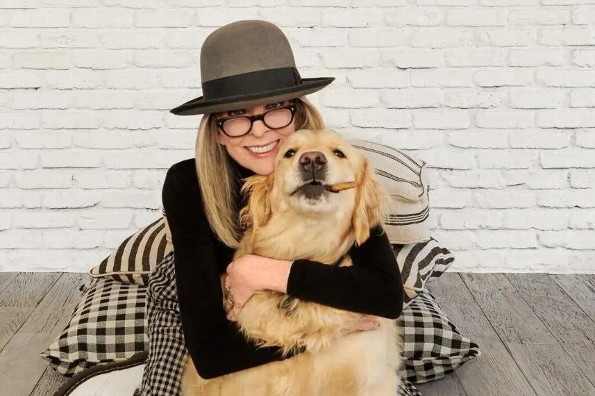 Diane Keaton deja parte de su fortuna a su perrita Reggie
