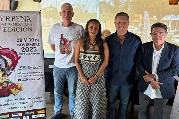 Anuncian e invitan a la XI Verbena del Vino Mexicano en Veracruz (+video)