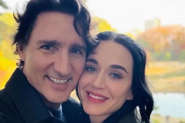 ¡Viral! Katy Perry publica foto oficial junto a Justin Trudeau