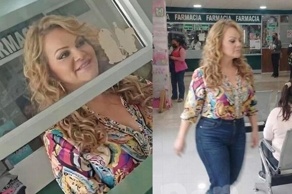 ¡Es igualita! Captan a mujer muy parecida a Jenni Rivera en farmacia del IMSS (+fotos)