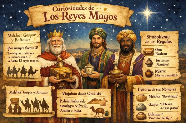 Melchor, Gaspar y Baltasar: Lo que la historia y la tradición no te contaron ¡Aquí te lo decimos!