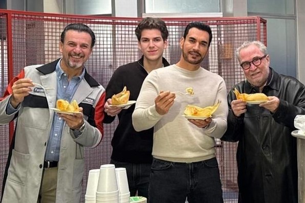 Tamaliza en las grabaciones de 'Tan cerca de ti, nace el amor'