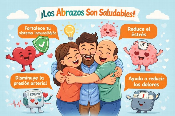 ¡Abrazoterapia! La receta médica para aliviar el estrés y el mal humor que no sabías que necesitabas