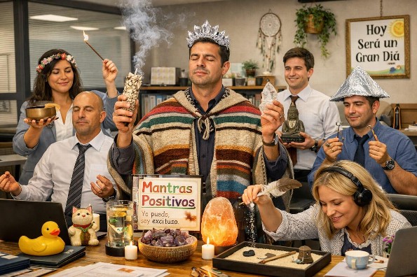 ¡Amuleto, café y suerte! Trucos para elevar la energía positiva en tu área de trabajo