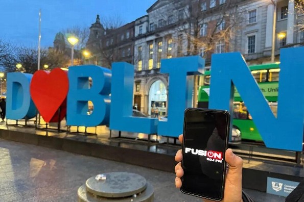 ¡Fusión 90.1 FM cruza fronteras! Llegó hasta Irlanda y Madrid
