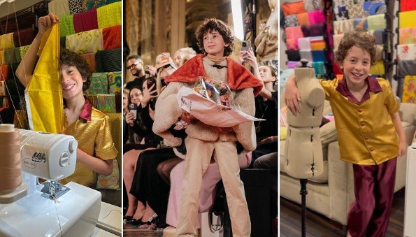 ¡Diseñador prodigio! Con solo 9 años, Max Alexander conquista la Semana de la Moda de París