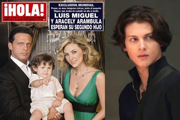 Se viraliza el rostro de Miguel, hijo mayor de Luis Miguel y Aracely Arámbula (+fotos/video)