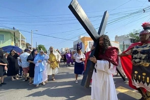 Invitan al Viacrusis viviente esta Semana Santa en Boca del Río