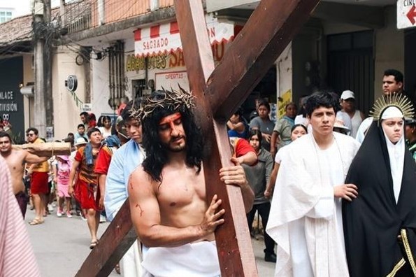 ¡Viral! Este Cristo hizo caer en la tentación, no en el arrepentimiento, en Veracruz (+fotos)