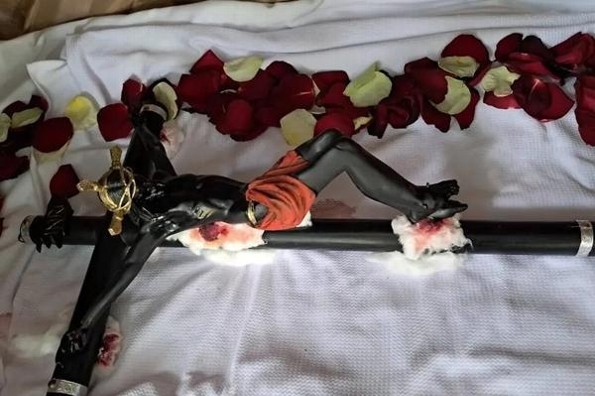 ¡Milagro! Sangra Cristo Negro en iglesia de Veracruz (+video) 