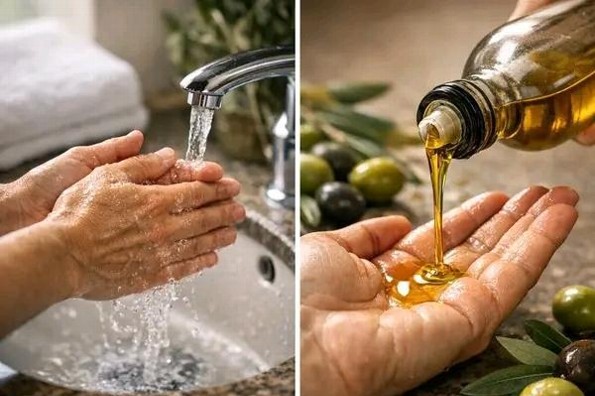 ¿Sabías que el aceite de oliva en las manos atrae el éxito?