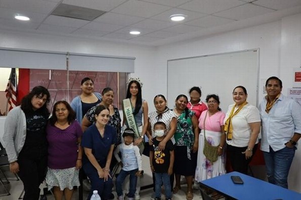 Miss Earth Veracruz transforma residuos en esperanza para las mamás de AMANC