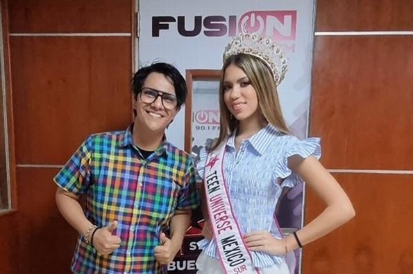 Veracruz tiene reina nacional y visita FUSIÓN 90.1 FM (+video/fotos)